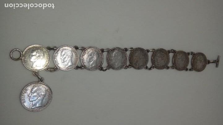 Joyeria: PULSERA DE MONEDAS VENEZOLANAS DE PLATA - Foto 1