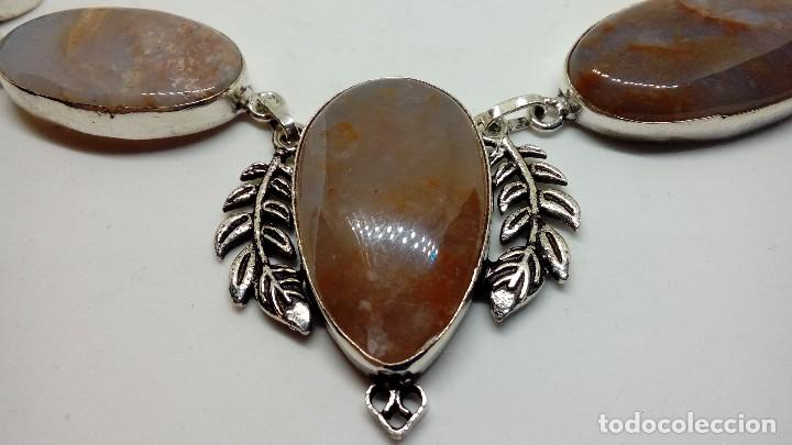 Joyeria: GARGANTILLA PLATA CON AGATAS NATURALES - Foto 2