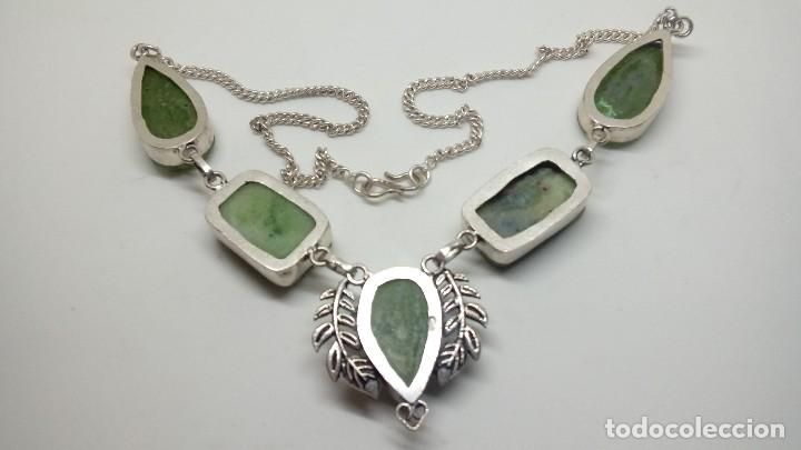Joyeria: GARGANTILLA PLATA CON DRUSAS DE CUARZOS NATURALES - Foto 4
