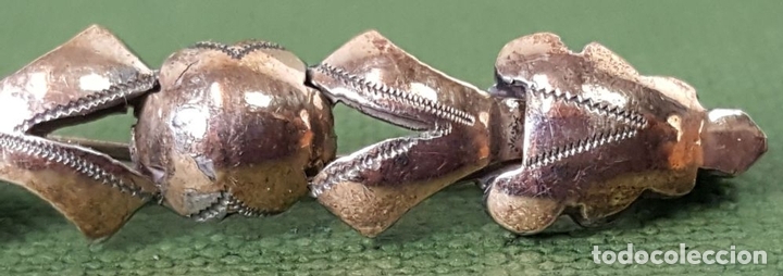 Joyeria: BROCHE PARA SOLAPA DE PLATA. CIRCA 1960. - Foto 3