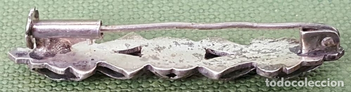 Joyeria: BROCHE PARA SOLAPA DE PLATA. CIRCA 1960. - Foto 4