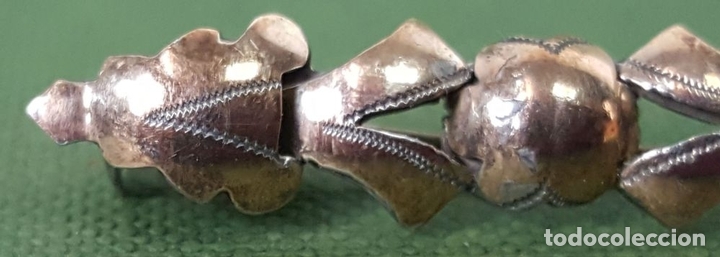 Joyeria: BROCHE PARA SOLAPA DE PLATA. CIRCA 1960. - Foto 5