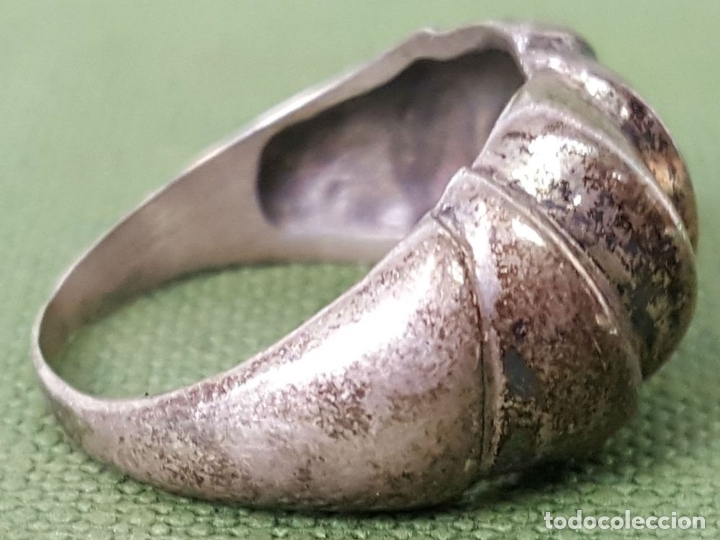 Joyeria: ANILLO DE SE&Ntilde;ORA DE PLATA. CIRCA 1960. - Foto 2
