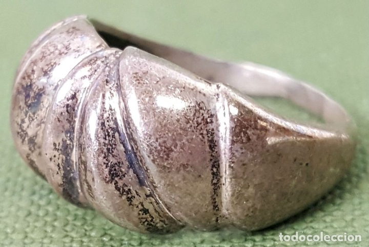 Joyeria: ANILLO DE SE&Ntilde;ORA DE PLATA. CIRCA 1960. - Foto 3