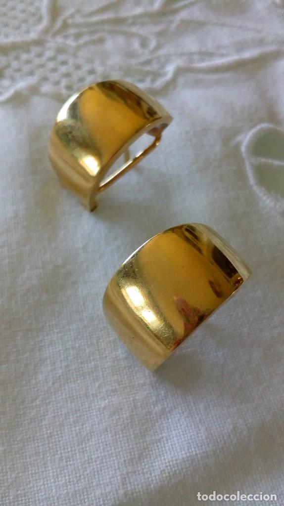 Joyeria: Pendientes de oro de ley