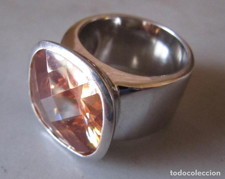 Joyeria: gran anillo plata y cuarzo - Foto 1