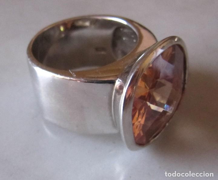 Joyeria: gran anillo plata y cuarzo - Foto 2