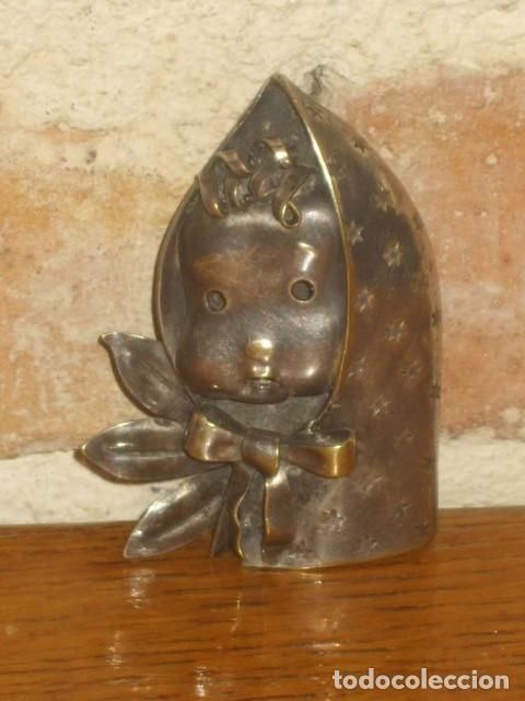 Joyeria: ANTIGUO BROCHE CAPERUCITA ROJA. - Foto 5