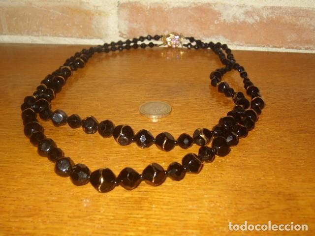 Joyeria: COLLAR DE CRISTAL DE MURANO NEGRO,A&Ntilde;OS 60. - Foto 1