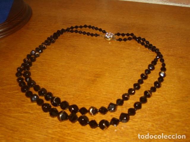 Joyeria: COLLAR DE CRISTAL DE MURANO NEGRO,A&Ntilde;OS 60. - Foto 2