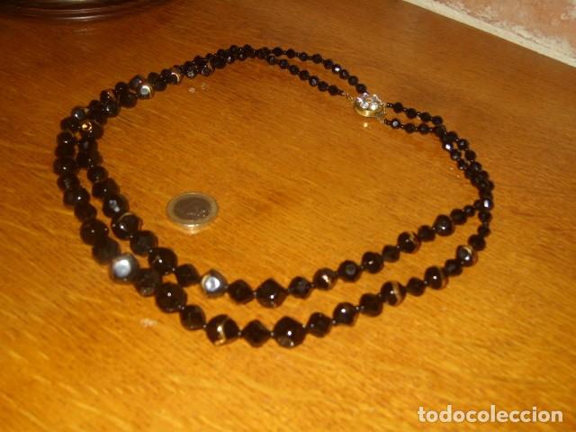 Joyeria: COLLAR DE CRISTAL DE MURANO NEGRO,A&Ntilde;OS 60. - Foto 3