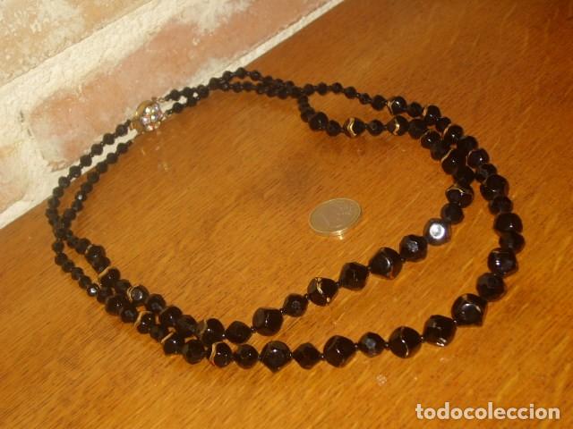 Joyeria: COLLAR DE CRISTAL DE MURANO NEGRO,A&Ntilde;OS 60. - Foto 6