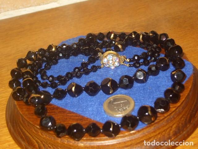 Joyeria: COLLAR DE CRISTAL DE MURANO NEGRO,A&Ntilde;OS 60. - Foto 9