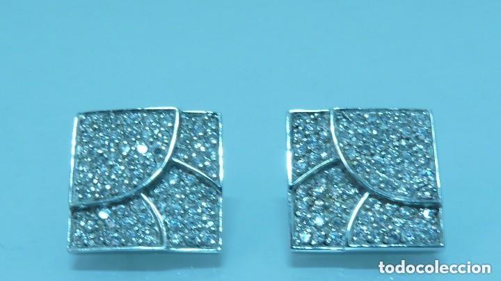 Joyeria: PENDIENTES CON CIRCONITAS EN PLATA DE LEY (925MM). - Foto 1
