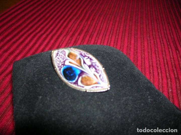 Joyeria: Original broche en forma de hoja con colores - Foto 1