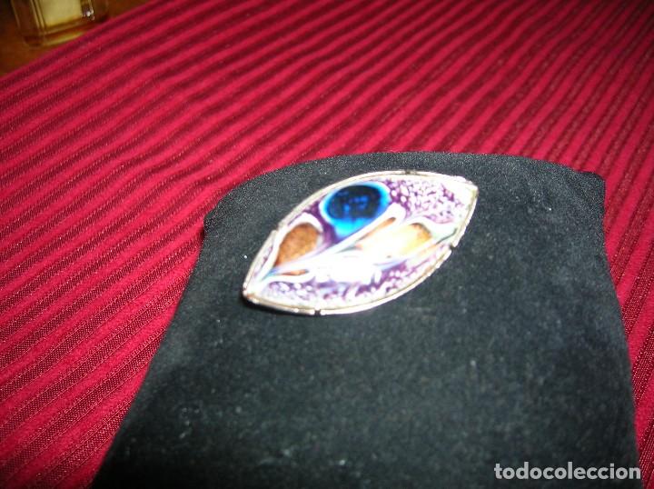 Joyeria: Original broche en forma de hoja con colores - Foto 2