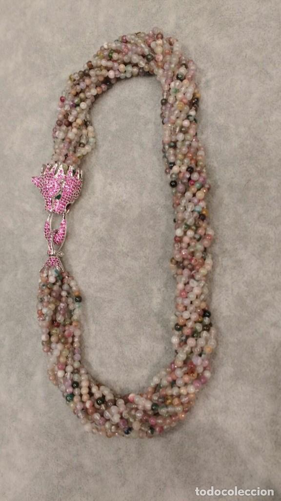 Joyeria: COLLAR DE TURMALINAS DE COLORES. - Foto 1