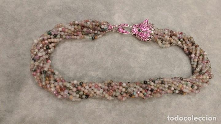 Joyeria: COLLAR DE TURMALINAS DE COLORES. - Foto 2
