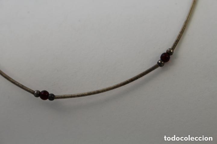 Joyeria: COLLAR DE PLATA DE LEY CON AMATISTAS. - Foto 2