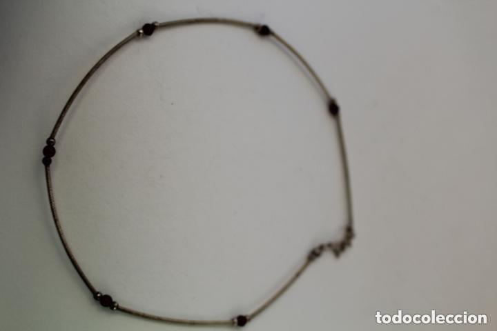 Joyeria: COLLAR DE PLATA DE LEY CON AMATISTAS. - Foto 4