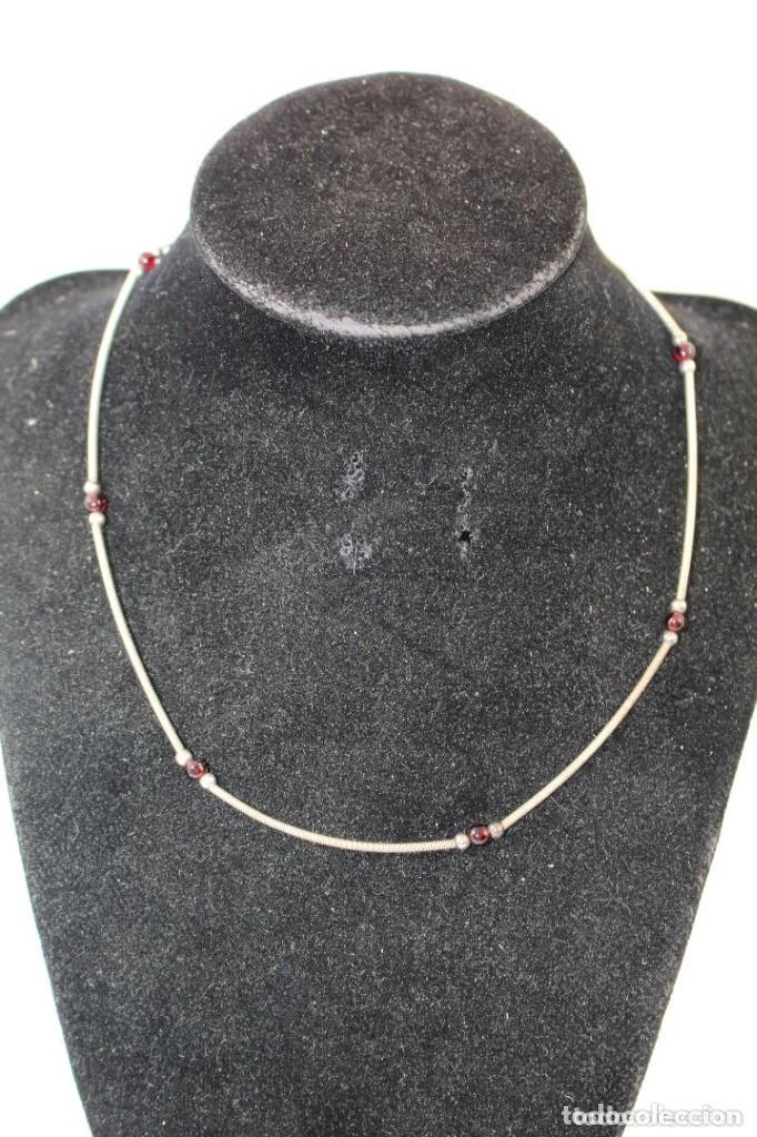 Joyeria: COLLAR DE PLATA DE LEY CON AMATISTAS. - Foto 5