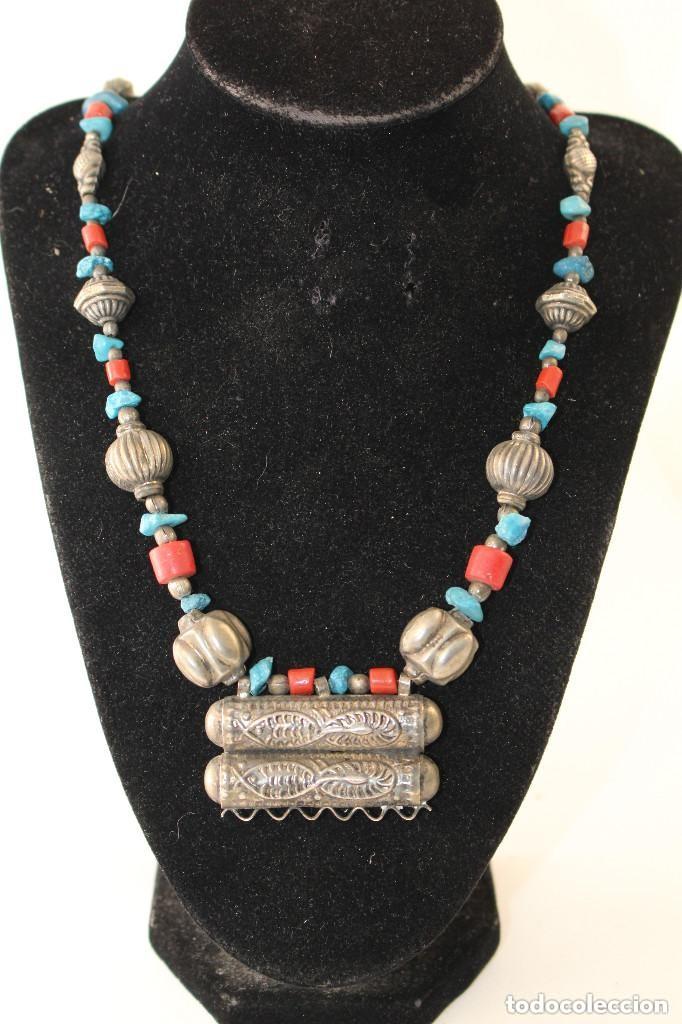 Joyeria: COLLAR ETNO BOHO TURQUESAS Y CORAL - Foto 1