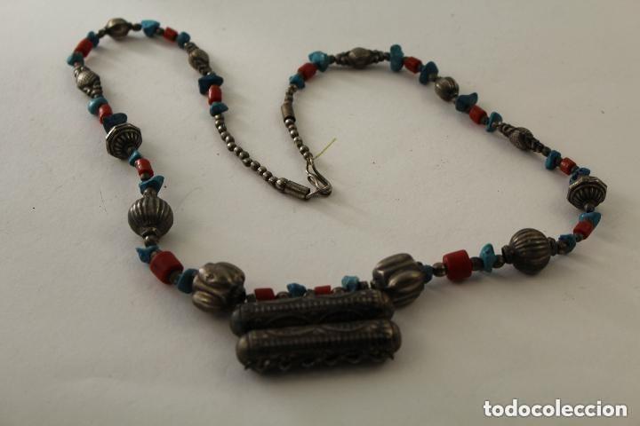 Joyeria: COLLAR ETNO BOHO TURQUESAS Y CORAL - Foto 4