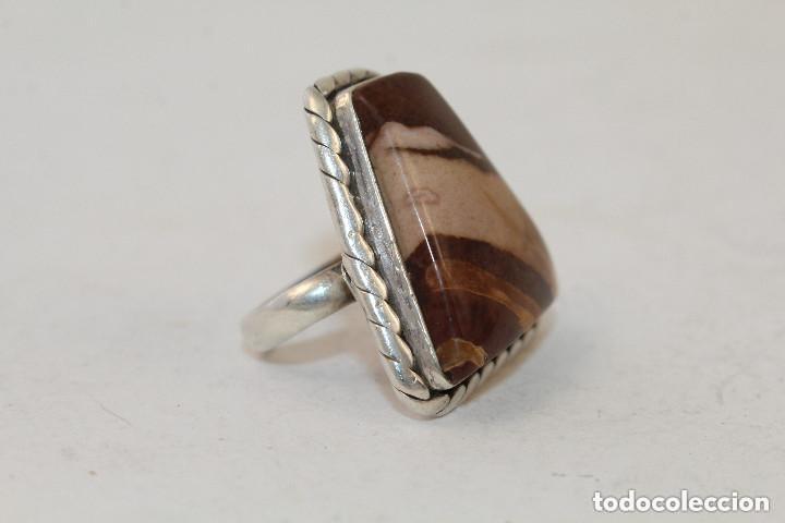 Joyeria: ANILLO EN PLATA DE LEY CON AGATA - Foto 1