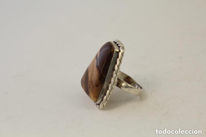 Joyeria: ANILLO EN PLATA DE LEY CON AGATA - Foto 3