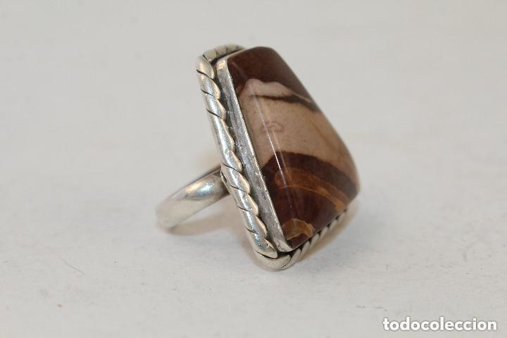 Joyeria: ANILLO EN PLATA DE LEY CON AGATA - Foto 5