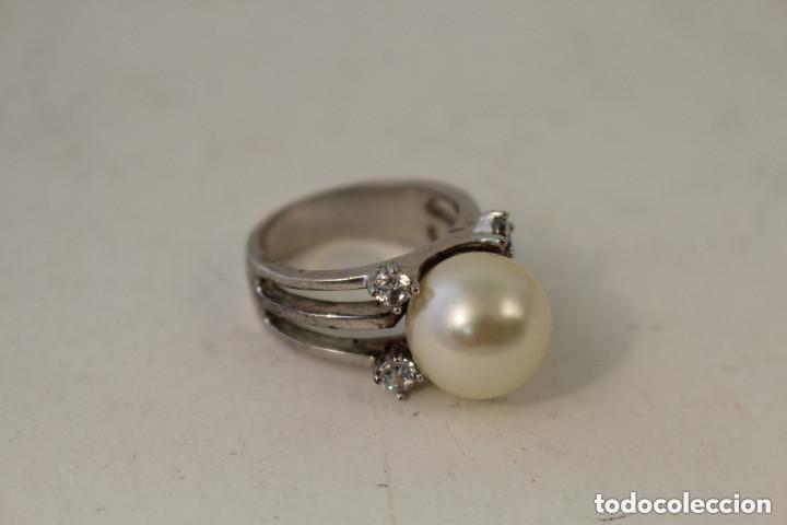 Joyeria: ANILLO EN PLATA DE LEY CON PERLA - Foto 1