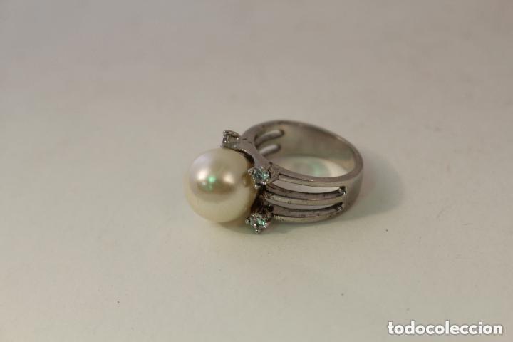 Joyeria: ANILLO EN PLATA DE LEY CON PERLA - Foto 2