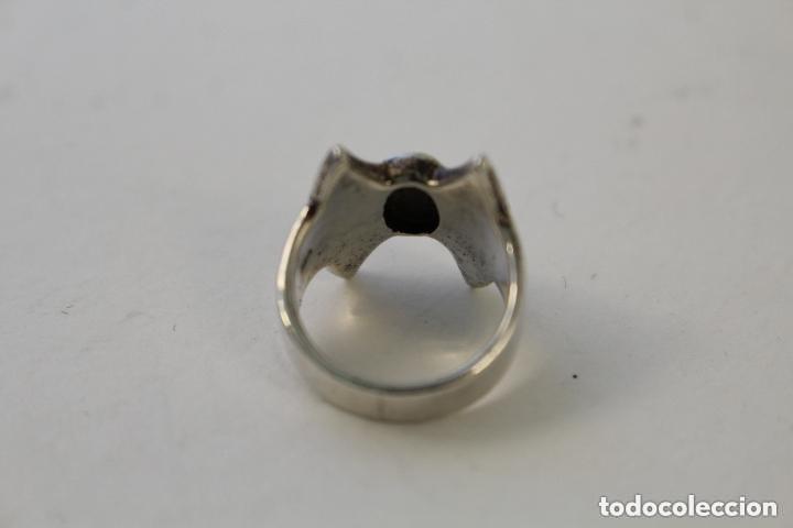 Joyeria: ANILLO DE PLATA CON NACAR Y AGATA - Foto 3