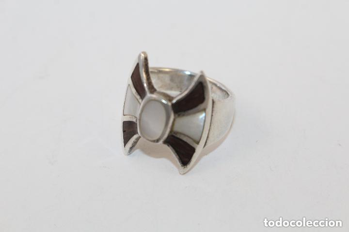 Joyeria: ANILLO DE PLATA CON NACAR Y AGATA - Foto 7
