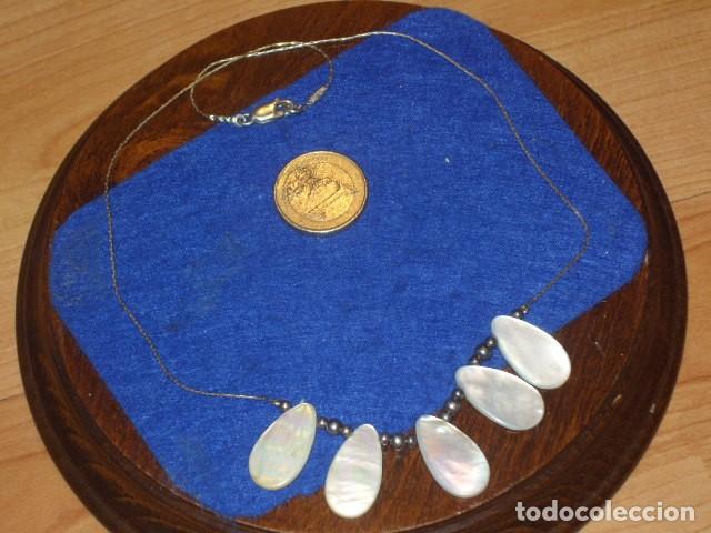 Joyeria: COLLAR,GARGANTILLA DE PLATA Y NACAR. - Foto 3