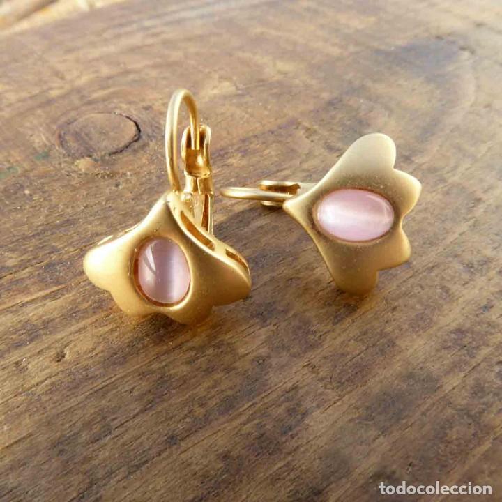 Joyeria: Pendientes vintage cierre catal&aacute;n y ba&ntilde;o de oro - Foto 1