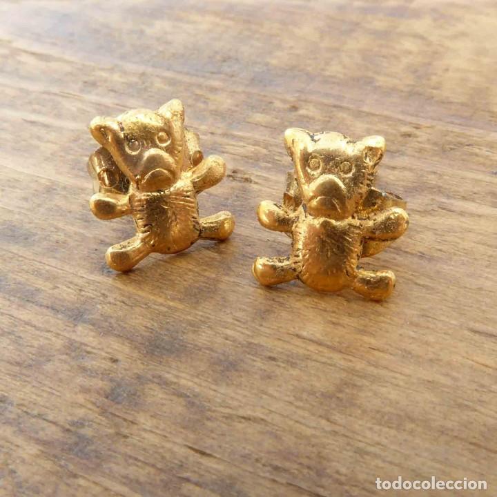 Joyeria: Pendientes vintage con ba&ntilde;o de oro - Foto 1