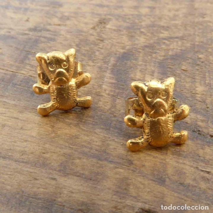Joyeria: Pendientes vintage con ba&ntilde;o de oro - Foto 2
