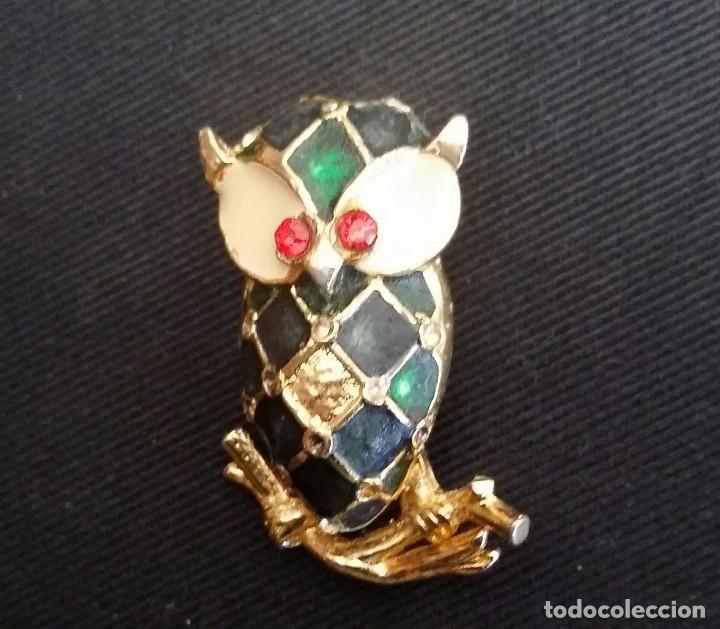 Joyeria: BROCHE PRENDEDOR BUHO. VINTAGE - Foto 2