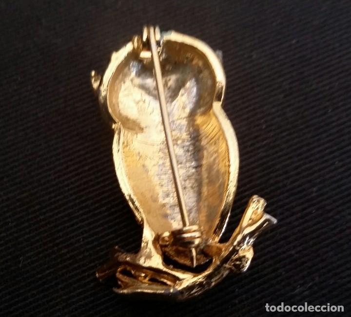 Joyeria: BROCHE PRENDEDOR BUHO. VINTAGE - Foto 4