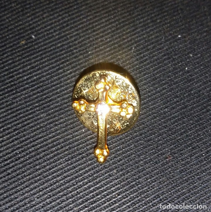 Joyeria: BROCHE PRENDEDOR CON CRUZ. VINTAGE - Foto 3