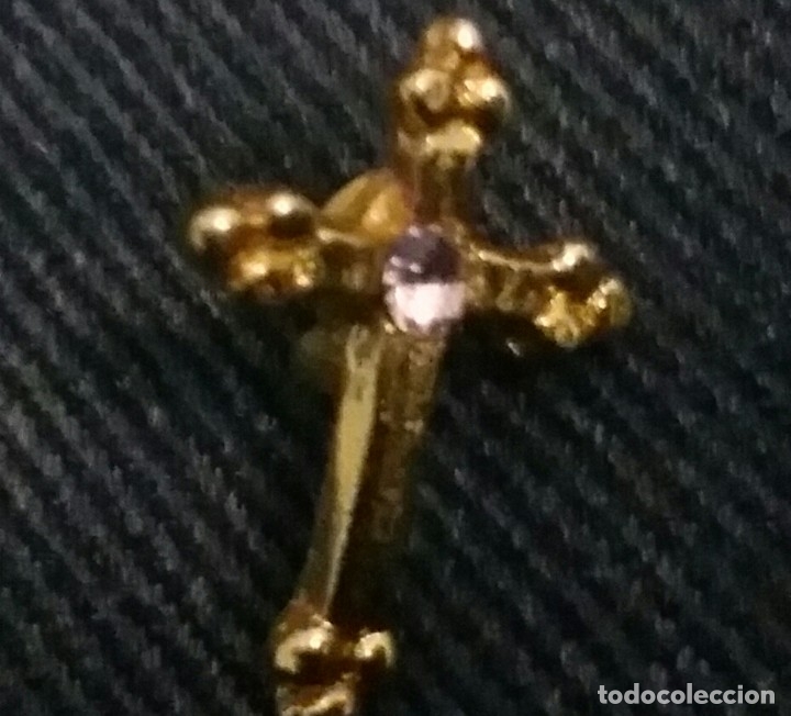 Joyeria: BROCHE PRENDEDOR CON CRUZ. VINTAGE - Foto 5