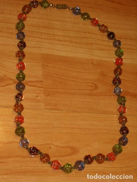 Joyeria: COLLAR DE CRISTAL DE MURANO.VINTAGE. - Foto 3