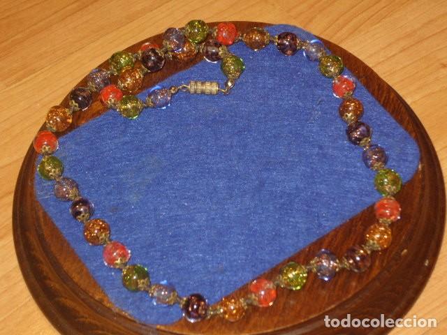 Joyeria: COLLAR DE CRISTAL DE MURANO.VINTAGE. - Foto 4