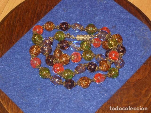 Joyeria: COLLAR DE CRISTAL DE MURANO.VINTAGE. - Foto 6