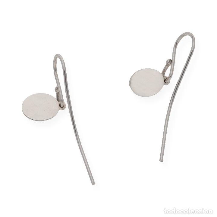 Joyeria: Pendientes de Plata de Ley con Zafiros - Foto 4