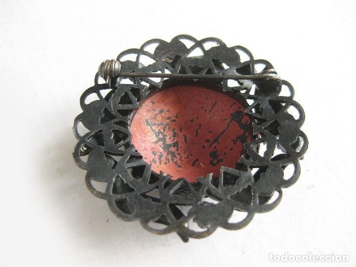 Joyeria: BROCHE DE LOS A&Ntilde;OS 40 DE PLATA Y ESMALTA - Foto 3
