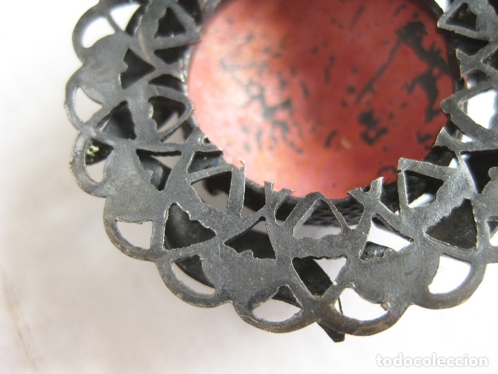 Joyeria: BROCHE DE LOS A&Ntilde;OS 40 DE PLATA Y ESMALTA - Foto 4