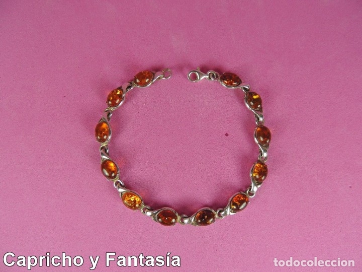 Joyeria: Pulsera de plata y &aacute;mbar n&ordm; 1AMBGEN - Foto 2