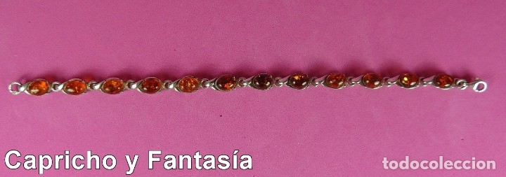 Joyeria: Pulsera de plata y &aacute;mbar n&ordm; 1AMBGEN - Foto 3